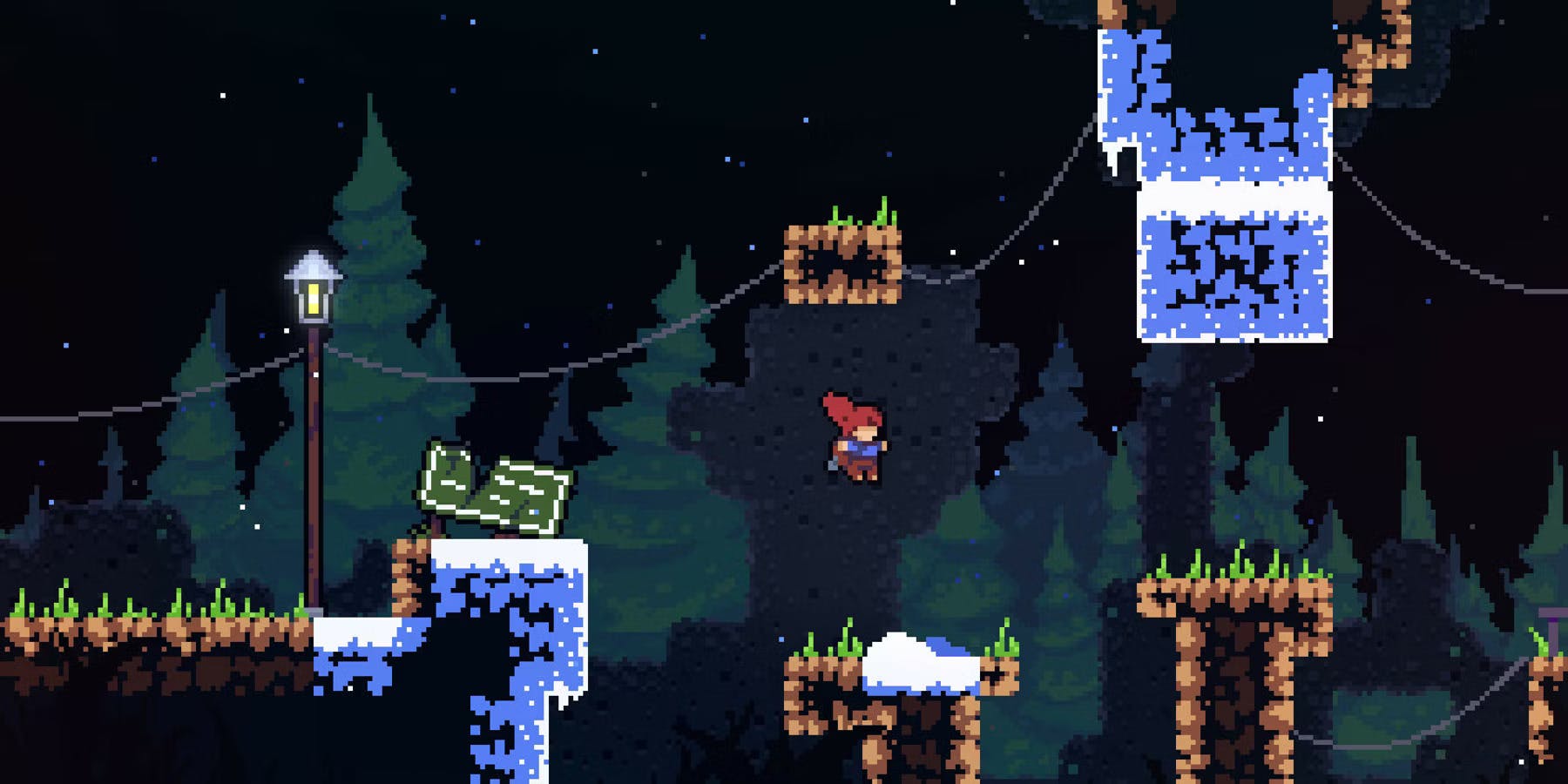 Jumping in the video game Celeste
