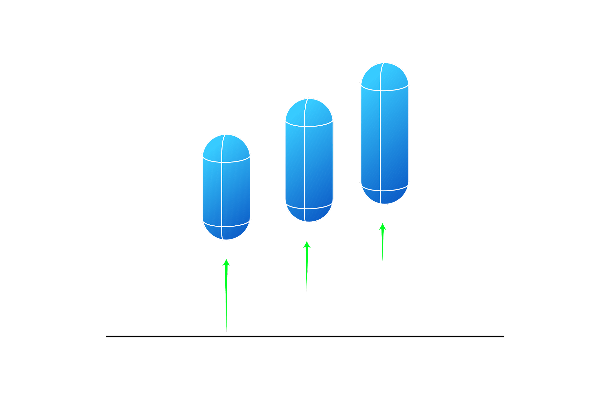 Velocity at different times in jump arc